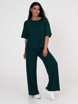 02 ЖЕНСКИЙ КОСТЮМ (брюки) (Изумрудный) - А-дина фото 3