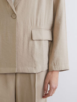 Gabardin Kad?n Blazer Ceket