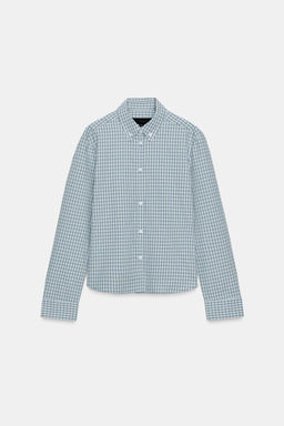OVERSIZE STRIPED POPLIN SHIRT - Zara фото 22