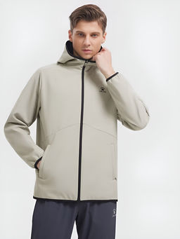 Куртка KELME Fleece Woven Jacket (Hooded) Beige