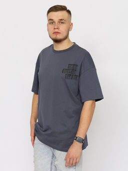 CRB wear/CWMM 60317-48 Футболка мужская,темно-серый/Ex.Cherubino  фото 2