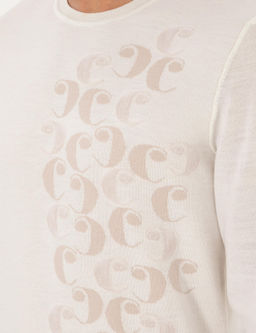 Белый зауженный свитер - Cacharel фото 7