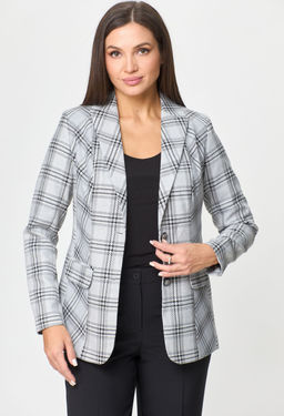 Жакет БелЭльСтиль 203 серо-черный фото 5