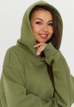 Худи женское KATHARINA KROSS KK-HK-003K-оливковый фото 6