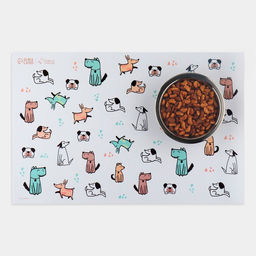 Коврик под миску «Собачья радость», 43×28 см