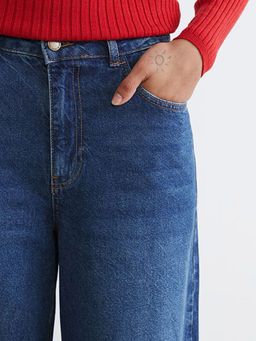 Wideleg Kad?n Jean Pantolon