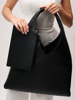 Кожаная сумка Luna DBR 31373 черный фото 13