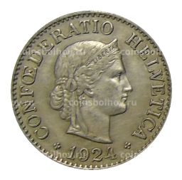 10 раппенов 1924 года Швейцария