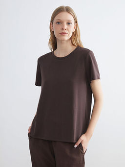 Bisiklet Yaka Kad?n Ti??rt