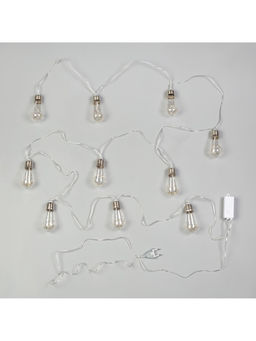 Гирлянда Нить 3 м с насадками Лампа, IP20, прозрачная нить, 80 LED, свечение тёплое белое, 8 режимов, 220 В - Luazon lighting фото 8