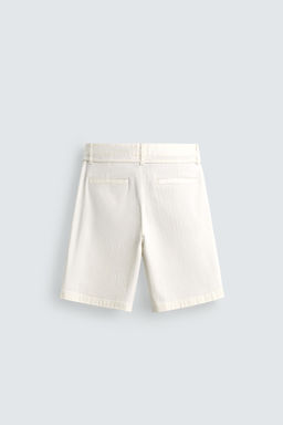 BERMUDA RELAXED FIT PLIEGUES / Crudo - Zara фото 8