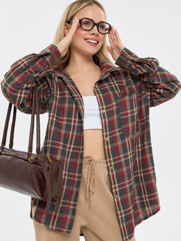 K12702 Рубашка OVER SIZE ТМ_РОЗОВЫЙ - Brand фото 7