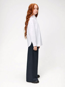 20240260176, Блузка детская для девочек Kort белый Acoola