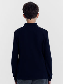 Джемпер для мальчиков в темно-синем оттенке - Mark formelle фото 4
