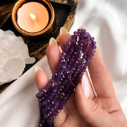 Бусины для украшений из Аметиста огранка - Радуга самоцветов фото 3