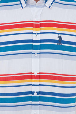 Мужская белая рубашка с длинным рукавом Неожиданная скидка в корзине - U.s. polo assn фото 5