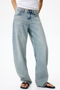 Barrel Regular Waist Jeans - H&m фото 6