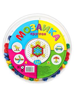 Мозаика круглая 110 деталей (М-5656)