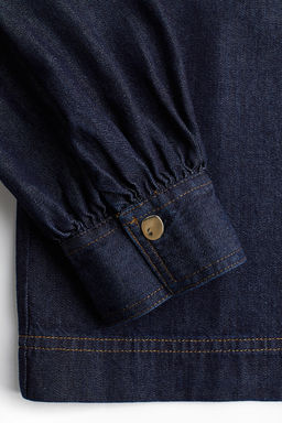 Blusa denim con lazada - H&m фото 6