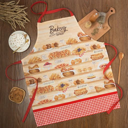 Фартук Этель Bakery house 70х60 см, 100% хлопок, репс 210 г/м2  фото 4