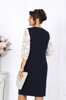 Сарафан Ninele 7443 темно-синий фото 3