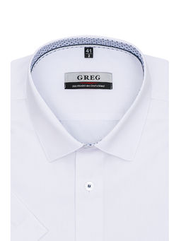 Сорочка мужская короткий рукав GREG 100/209/WH/ZV/10p