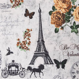 Постельное бельё Этель 2 сп. Парижские сезоны175х215 см, 200х220 см, 70х70 см - 2 шт., 100% хлопок, бязь 125 г/м  фото 3