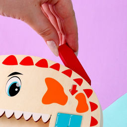 Детская развивающая игра тетрис «Дракончик», 2,5 × 22,3 × 29,8 см