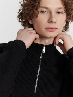 Джемпер мужской черный