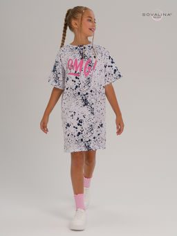 Платье Teen бум синий OMG - Sovalina фото 9