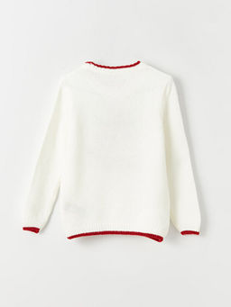 Bisiklet Yaka Nak??l? Uzun Kollu K?z ?ocuk Triko Kazak - Waikiki фото 2