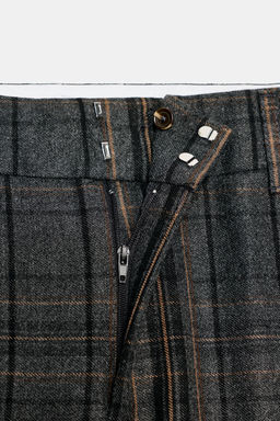 CHECK TROUSERS - Zara фото 8