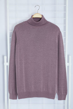 Trendyolmilla Man Murdum Slim Pamuklu Bal?kc? Yaka Duz Triko Kazak TMNAW25KZ00003  фото 7