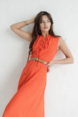 Платье, как из к/ф Красотка, коралловое