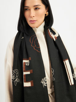 в составе ШЕРСТЬ и КАШЕМИР Большой, мягкий, теплый двусторонний палантин - Tantino фото 11