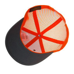 Бейсболка FLEXFIT арт. 6606T (темно-серый / оранжевый)  фото 3