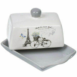 Масленка с крышкой Прованс, доломит (419423) /DANIKS/  фото 4