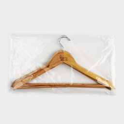 Цена за 3 шт. Плечики - вешалки для одежды деревянные «Home», 44,5 х 23 см