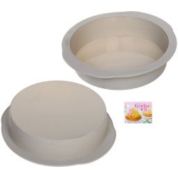 Цена за 2 шт. Форма силиконовая "Шарлотта" Круг 25*23,5*5см