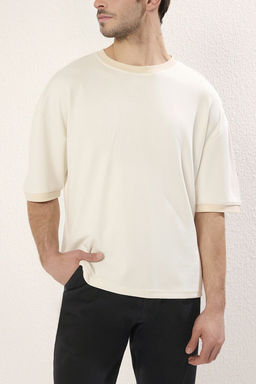 Футболка Trendyolmilla boxy экрю
