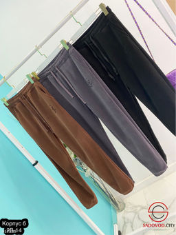 Брюки женские с мехом на резинке