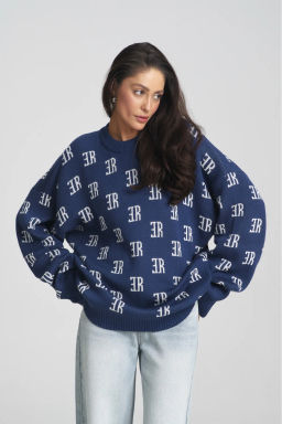 Джемпер Cotton Jacquard Bright Blue - Erist store фото 6