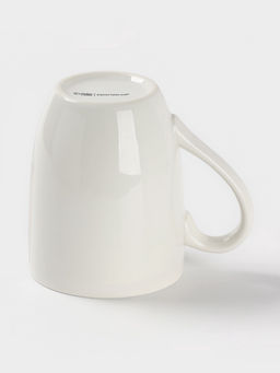 Кружка Доляна Цветы, 330 мл, фарфор, белая