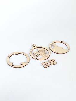 Заготовки для творчества.Подвеска новогодняя "Подарок от лошадки" 35510