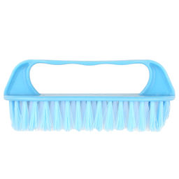 Щетка хозяйственная пластмассовое основание Радуга 13,5х5,3х5,3см, жесткая щетина 2см, мятный (Китай) - Домашняя мода фото 5