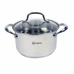 Набор посуды 6 пр "Бохманн" (2,0л,2,7л,3,7л) стекл. крыш., капсульное дно, арт. 1616-06RS/CW