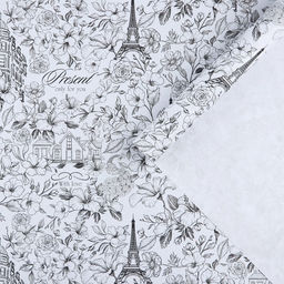 Цена за 10 шт. Бумага упаковочная крафтовая «Present», 70 х 100 см