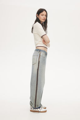 Baggy Wide Low Jeans - H&m фото 4