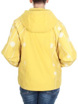 F2088 YELLOW Ветровка женская MARIA (65%хлопок 35% полиэстер) - Фабричный китай фото 5