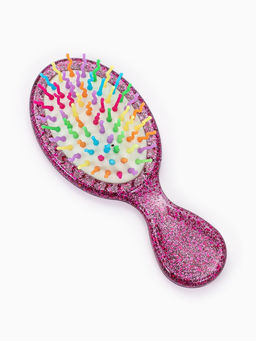 Цена за 2 шт. Расчёска - мини массажная, 5.5×13.5(±1) см, МИКС